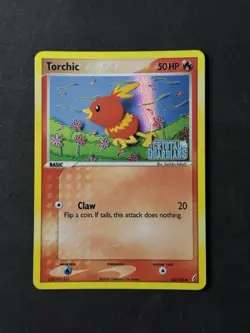 Torchic 65/100 Reverse Holo Pokemon EX Crystal Guardians Stamped NM - Image 1