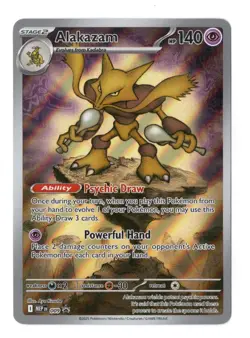 Alakazam 009 Holo Promo ME: Mega Evolution Promo Pokemon Near Mint - Image 1