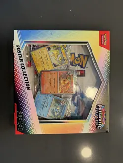 Pokemon TCG Prismatic Evolutions Poster Collection Box Factory Sealed - Image 1
