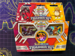 Pokemon Sun & Moon Trainer Kit – Lycanroc & Alolan Raichu 2-Player Set (Sealed) - Image 1