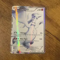 Pokemon Reshiram Black & White 113/114 MP/HP - Image 1