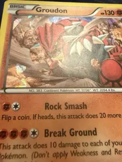 Pokemon Groudon 84/160 XY Primal Clash Holo 130 HP English TCG - Image 2