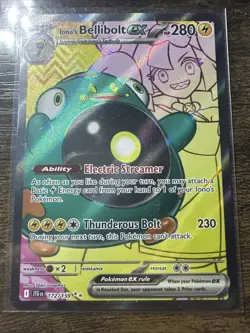 Ionos Bellibolt ex 172/159 Ultra Rare Journey Together Full Art Holo Pokemon TCG - Image 1