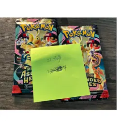 Pokemon TCG Mega Evolution—Ascended Heroes Booster Pack Lot of 2 with 45.22g - Image 1