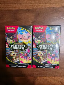 Pokemon TCG: Mega Evolution Perfect Order Booster Bundle Lot of 2 Brand New - Image 1