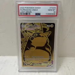 Pokemon SWSH11 Lost Origin TG Pikachu VMAX TG29/TG30 Holo Eng PSA 10 - Image 2