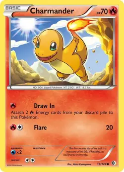 Pokemon TCG: Charmander (Boundaries Crossed) 18/149 - Image 1