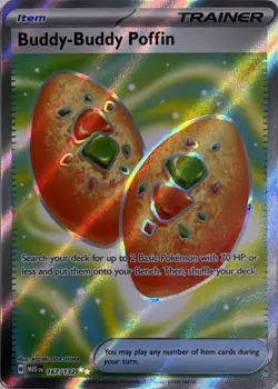 Pokemon TCG Buddy-Buddy Poffin 167/132 Mega Evolution - Image 1