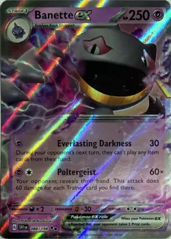 Pokemon TCG Banette ex - 088/198 088/198 Holofoil SV01: Scarlet & Violet Base - Image 1