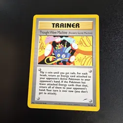 Pokemon Trainer Thought Wave Machine 96/105 Rare Neo Density Collection - Image 1