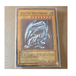Yu-Gi-Oh! Blue-Eyes White Dragon Kaiba 1st Edition Konami Super Rare DPKB-EN001 - Image 1