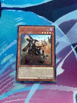 Yugioh Springans Kitt SDAZ-EN002 Ultra Rare No name No imprint Misprint Error - Image 1
