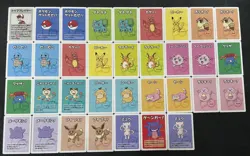 Pokemon Old Maid Babanuki Playing Card Gengar Pikachu Psyduck Lots34 MMD - Image 1