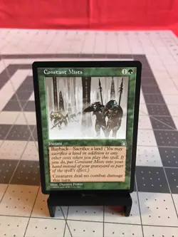 Vintage 1998 MTG Stronghold Constant Mists Card NM - Image 1