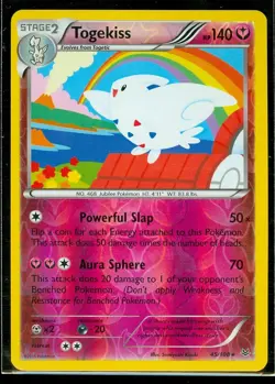 Pokemon TOGEKISS 45/108 - XY Roaring Skies RARE Rev Holo - NEAR MINT/MINT - Image 1