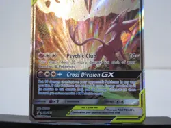 Pokemon TCG Espeon & Deoxys GX SM240 Tag Team Black Star Promo Holo - Image 3