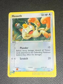 Meowth 013 Holo - e-Series Promo Pokemon Card - LP - Image 1