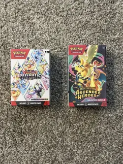 Ascended Heroes And Prismatic Evolutions Booster Bundles Pokemon TCG Sealed New - Image 1