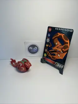 Bakugan Battle Brawlers B2 Pyrus Serpenoid 330G Classic W/Card RARE - Image 1