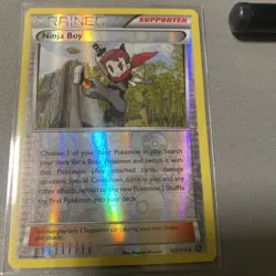 Pokemon Ninja Boy 103/114 Reverse Holo Trainer Uncommon Steam Siege NM/MT - Image 1
