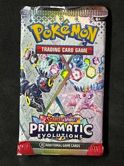 Pokemon Scarlet and Violet Prismatic Evolutions Booster Pack Umbreon Artwork - Image 1