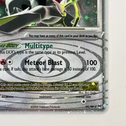 Pokemon TCG Arceus LV.X Holo Rare Card 95/99 Arceus - Image 4