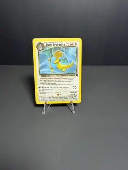 Pokemon Dark Dragonite 22/82 Team Rocket Non Holo Rare WOTC LP Good Condition! - Image 1