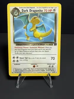 Pokemon Dark Dragonite 22/82 Team Rocket Non Holo Rare WOTC LP Good Condition! - Image 2