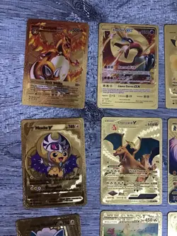 Pokemon 2023 Gold Foil Cards 18 Card Lot Mint/NM Various Pokemon Display Cards - Image 2
