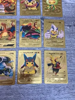 Pokemon 2023 Gold Foil Cards 18 Card Lot Mint/NM Various Pokemon Display Cards - Image 5