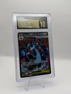 CGC Pristine 10 Pokemon TCG Mega Charizard X ex Black Star Promo Holo #023 - Image 1