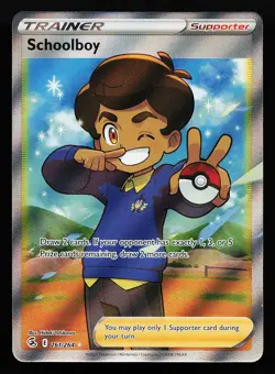 Schoolboy 261/264 Ultra Rare Fusion Strike Pokemon Card - Image 1