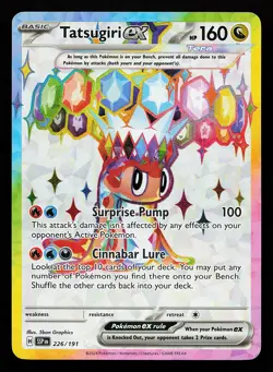 Tatsugiri ex 226/191 Ultra Rare Surging Sparks Pokemon Card - Image 1