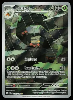 Crustle 183/182 Holo Illustration Rare Paradox Rift Pokemon Card - Image 1