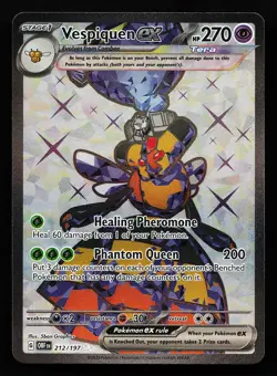 Vespiquen ex 212/197 Ultra Rare Obsidian Flames Pokemon Card - Image 1