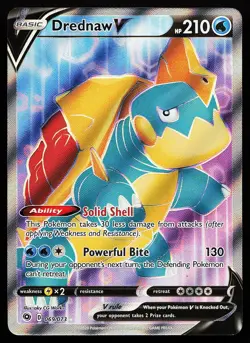 Drednaw V 069/073 Ultra Rare Champion's Path Pokemon Card - Image 1