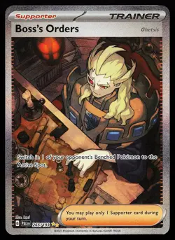 Boss's Orders (Ghetsis) 265/193 Holo Paldea Evolved Pokemon Card - Image 1