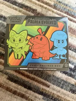 Sealed Pokemon Paldea Evolved Elite Trainer Box ETB 2023 820650853661 - Image 1