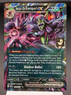 Marnie’s Grimmsnarl ex 136/182 - Ultra Rare - Destined Rivals Pokemon Card NM - Image 1