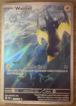 Pokemon Wattrel 178/167 Illustration Rare | Twilight Masquerade | NM - Image 1