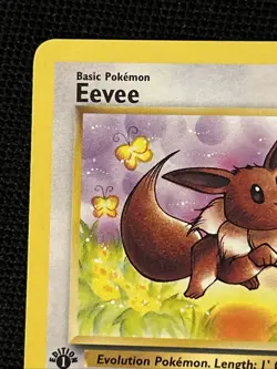 Pokemon Eevee 51/64 (1st Edition) *Near Mint* Jungle ‘Never Played Card’ - Image 3