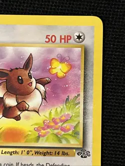 Pokemon Eevee 51/64 (1st Edition) *Near Mint* Jungle ‘Never Played Card’ - Image 4