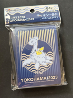 Lapras Pikachu Yokohama 2023 Card Sleeves Deck Pokemon World Championships JAPAN - Image 1