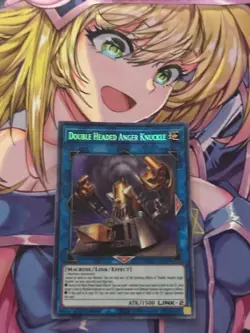 Yugioh Double Headed Anger Knuckle Secret Rare BLHR-EN048 1st NM - Image 1