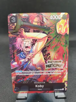 Koby Online Regional 2023 Participant OP02-098 Tournament Promo One Piece Card - Image 1