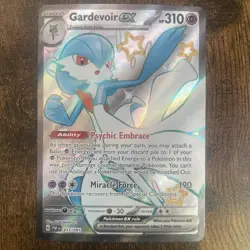 Pokemon Gardevoir EX TCG Paldean Fates Card 217/091 - Image 1