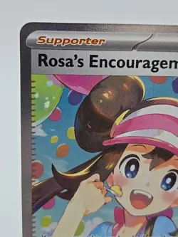 Rosa’s Encouragement Full Art Double Rare 123/088 Pokemon Card Freshly Pulled - Image 2