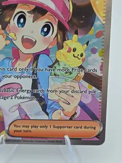 Rosa’s Encouragement Full Art Double Rare 123/088 Pokemon Card Freshly Pulled - Image 5