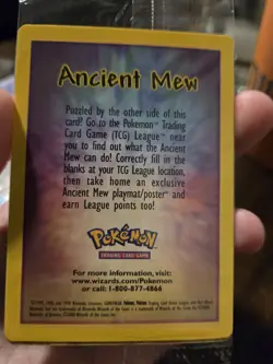 Sealed Ancient Mew Holofoil Promo Card Pokemon the Movie 2000 - Image 2