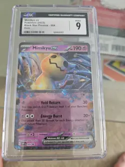 Pokemon Mimikyu Ex Holo CGC Mint 9 Black Star Promo Card 004 - Image 1